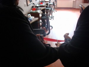 Ribbon cutting ceremony of Vanadzor VHS beautician workshop 